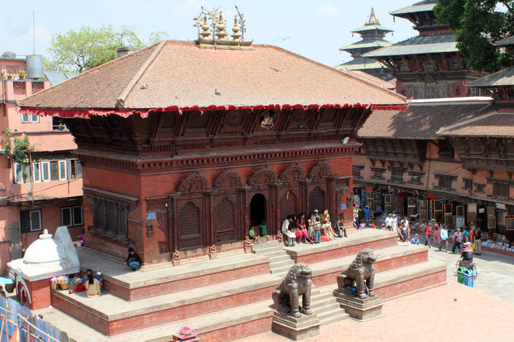 Place Bhaktapur Durbar au Népal